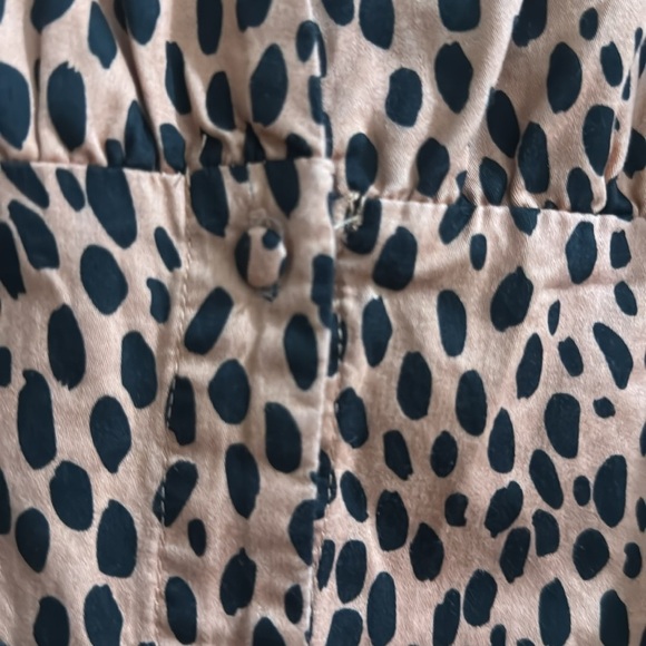 NWOT Love Whit Dotted Puff Sleeve Dress - Picture 9 of 9